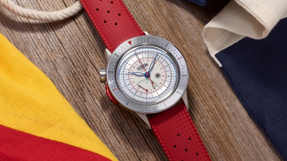 Albishorn debuts with the Maxigraph, a Massena LAB collaboration in regatta regalia