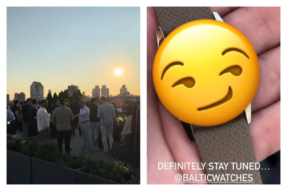 Baltic threw a rooftop party in NYC and teased some unreleased watches