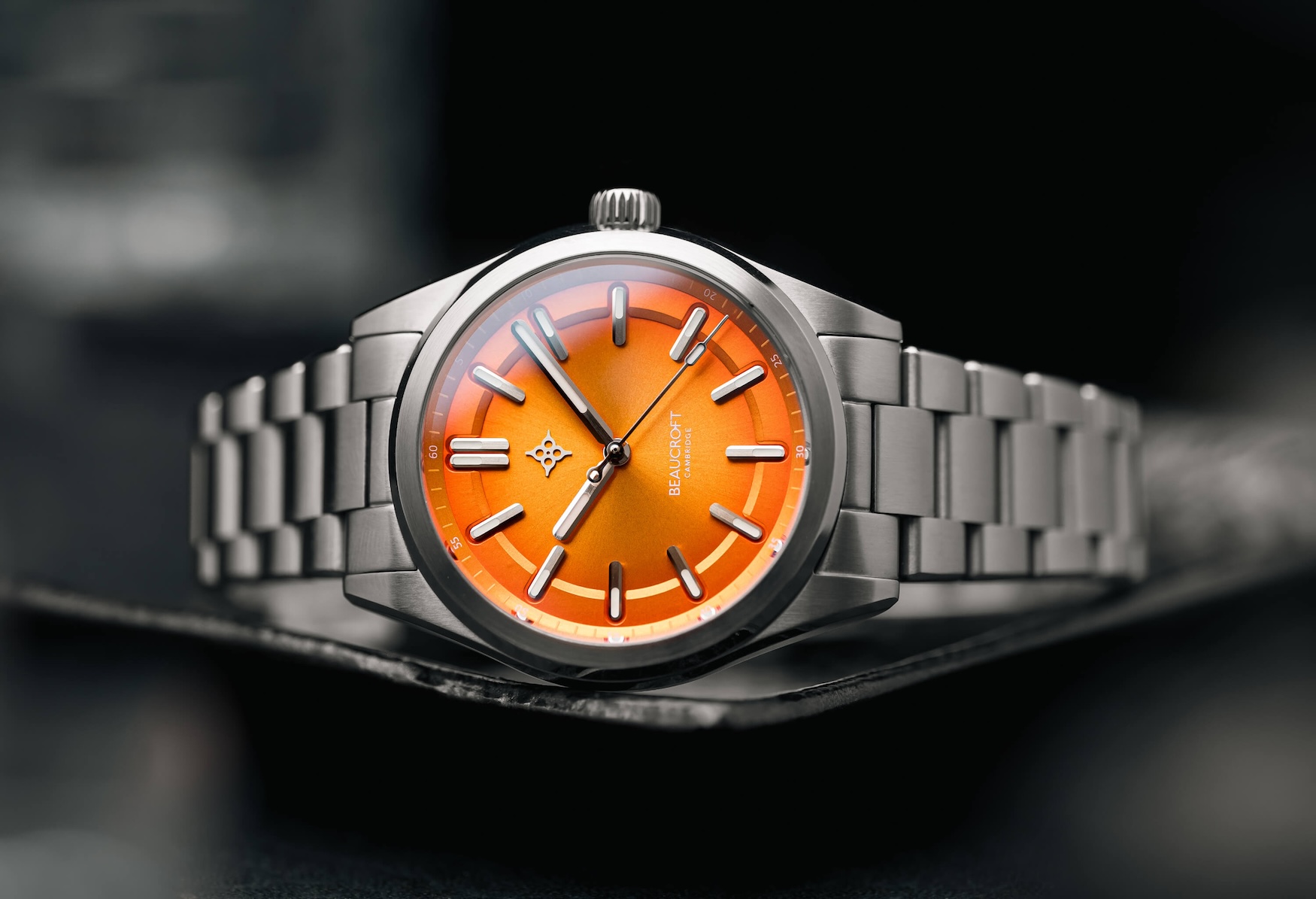 beaucroft element orange dial