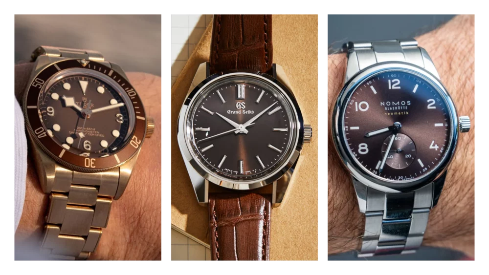 6 of the best chocolate dial watches under US$10,000