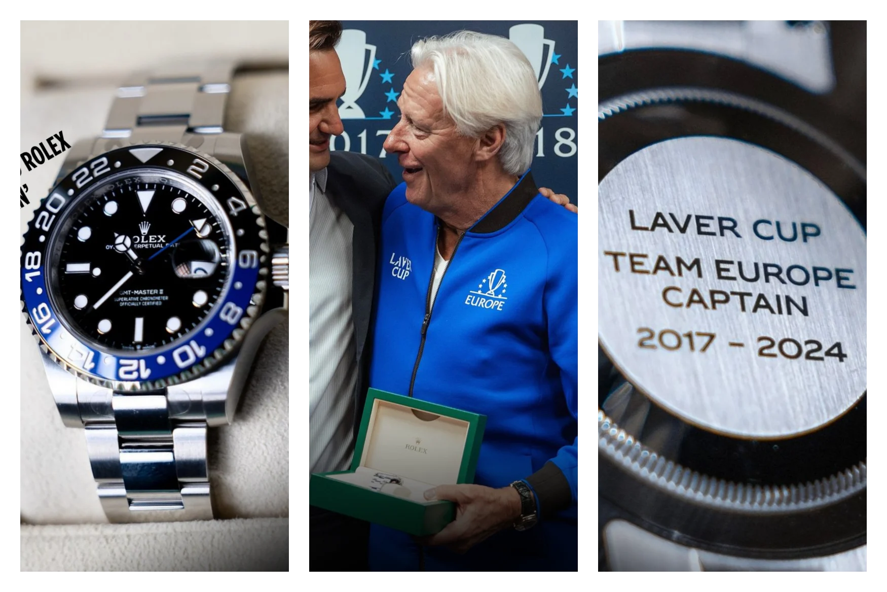 Borg laver cup rolex gift