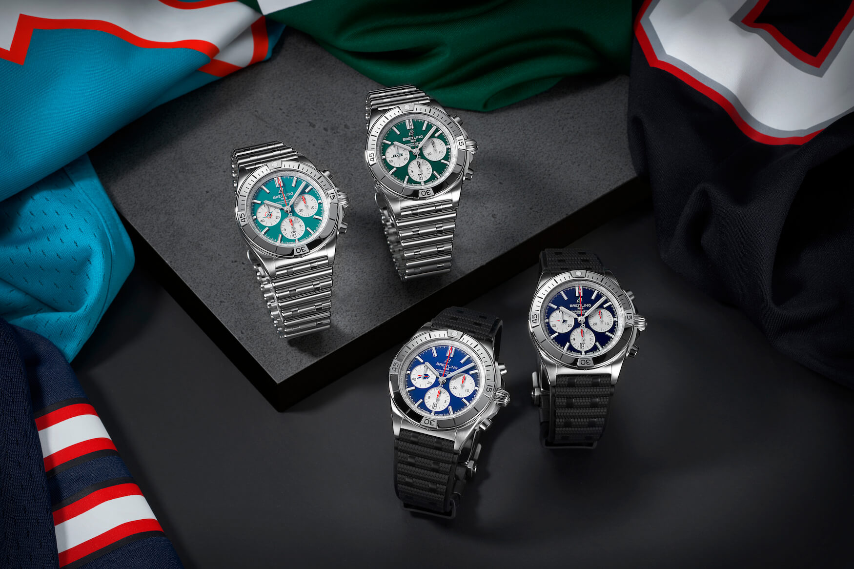 Breitling Chronomat B01 42 NFL Editions AFC East