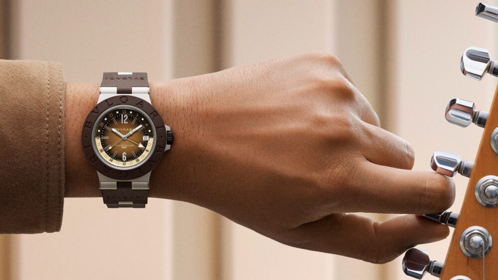 Bulgari strike a chord with the Aluminium GMT x Fender Limited Edition