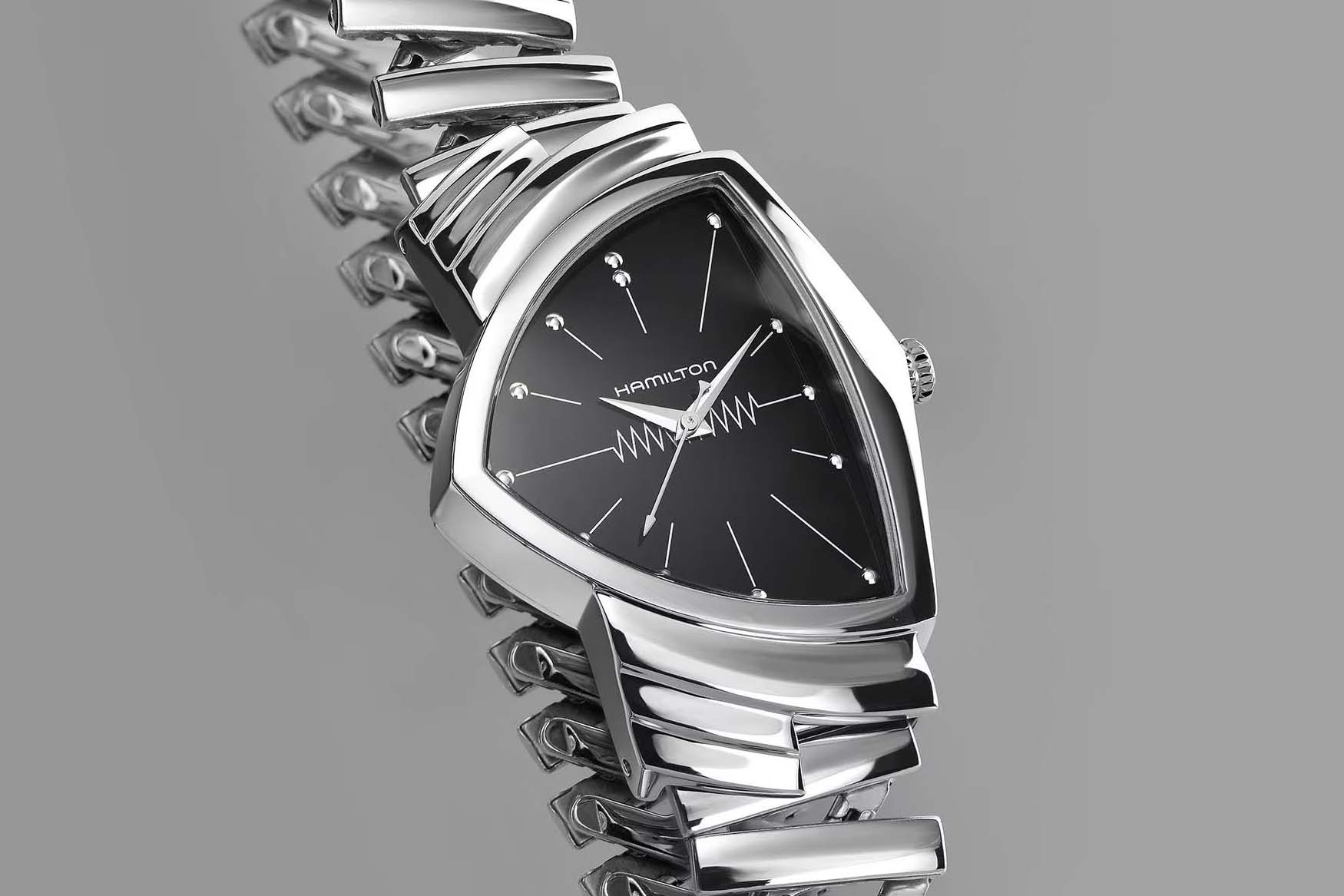 Hamilton Ventura Quartz Black