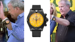 Jeremy Clarkson sports a bright-dialled Breitling for Clarkson’s Farm Season 2