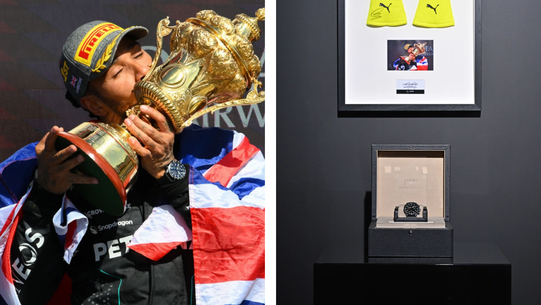 Going, going, gone! Lewis Hamilton’s IWC team watch raises CHF 220,000 for charity at auction