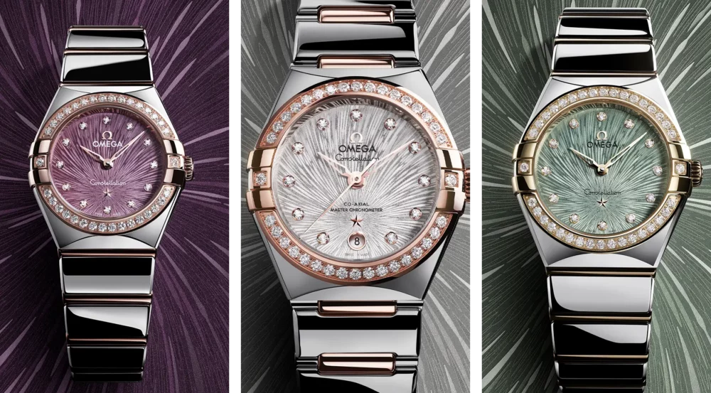 Omega’s new Constellation collection includes 20 references of time-telling jewellery