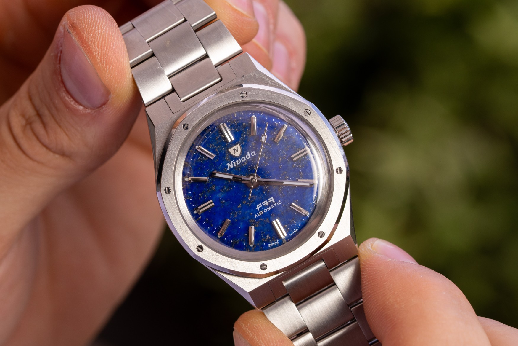 nivada grenchen f77 lapis lazuli