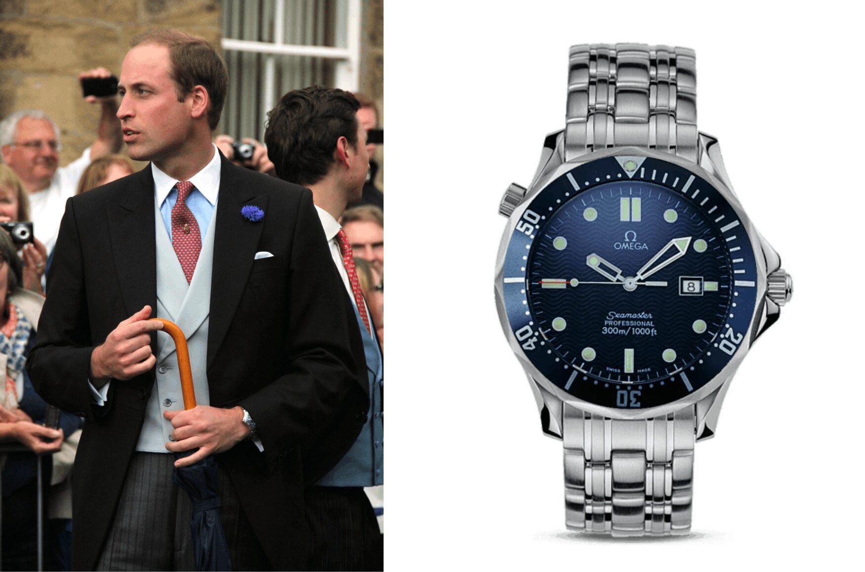 omega seamaster 300m prince william