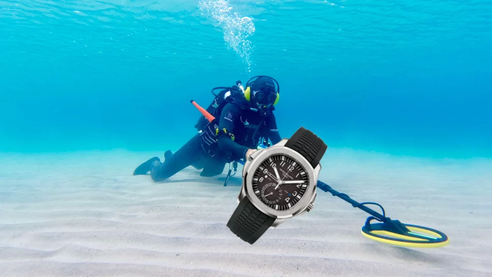 Diver finds Patek Philippe Aquanaut Travel Time lost for over a year