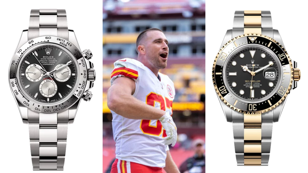 Travis Kelce goes on US$63k Rolex shopping spree while visting Taylor Swift in UK