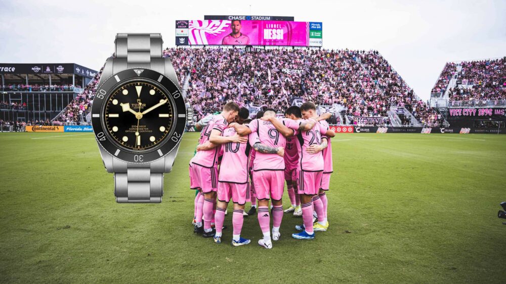 Tudor is now the Official Timekeeper for Inter Miami CF, and there is a new pink watch!