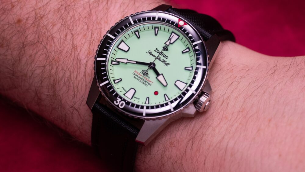 The enthusiast-minded Zodiac x RedBar Super Sea Wolf Pro-Diver hits on an interesting point in Zodiac’s modern history